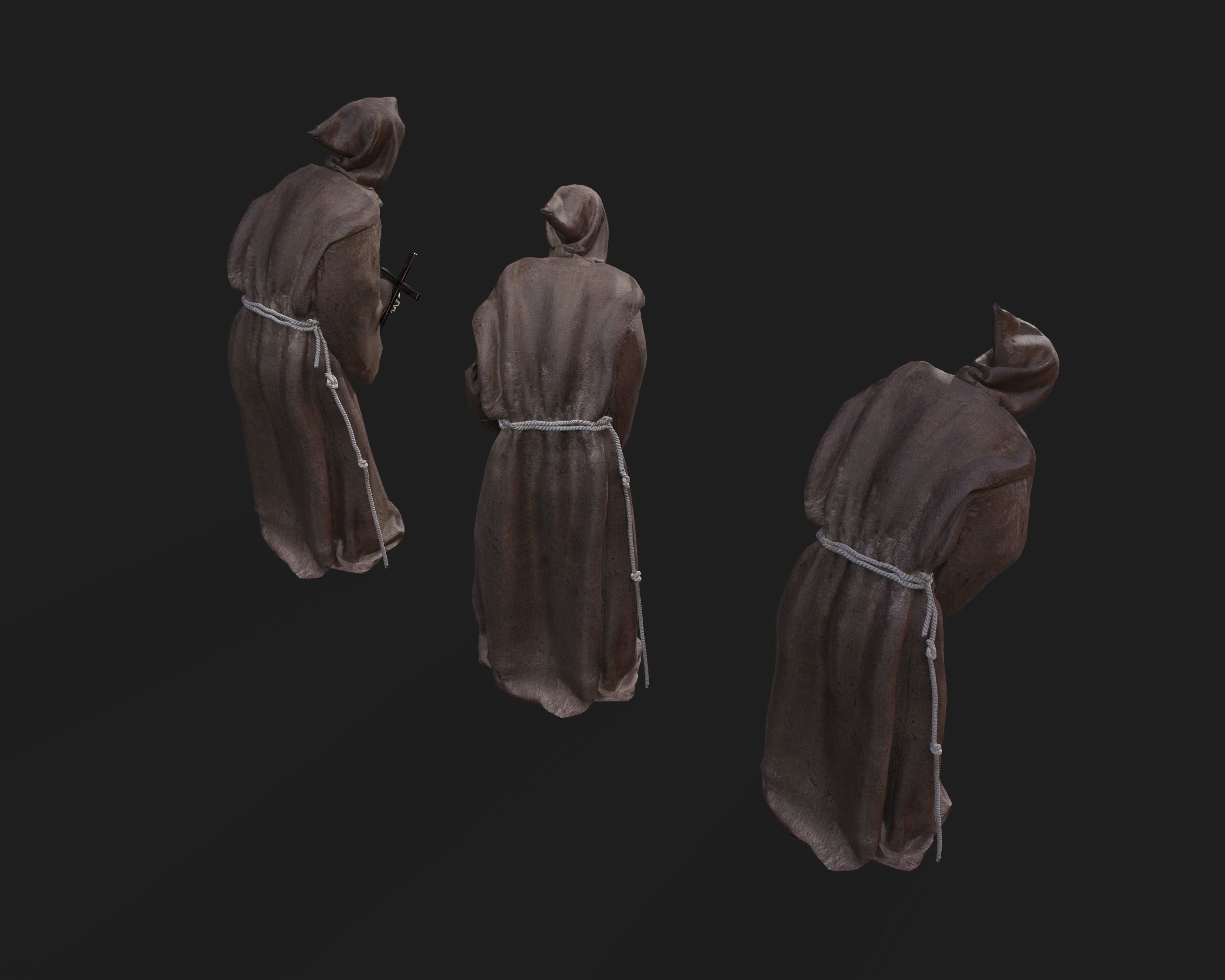 PBR Assets - Crypt Props for Horror Environments Low-poly 3D model_26