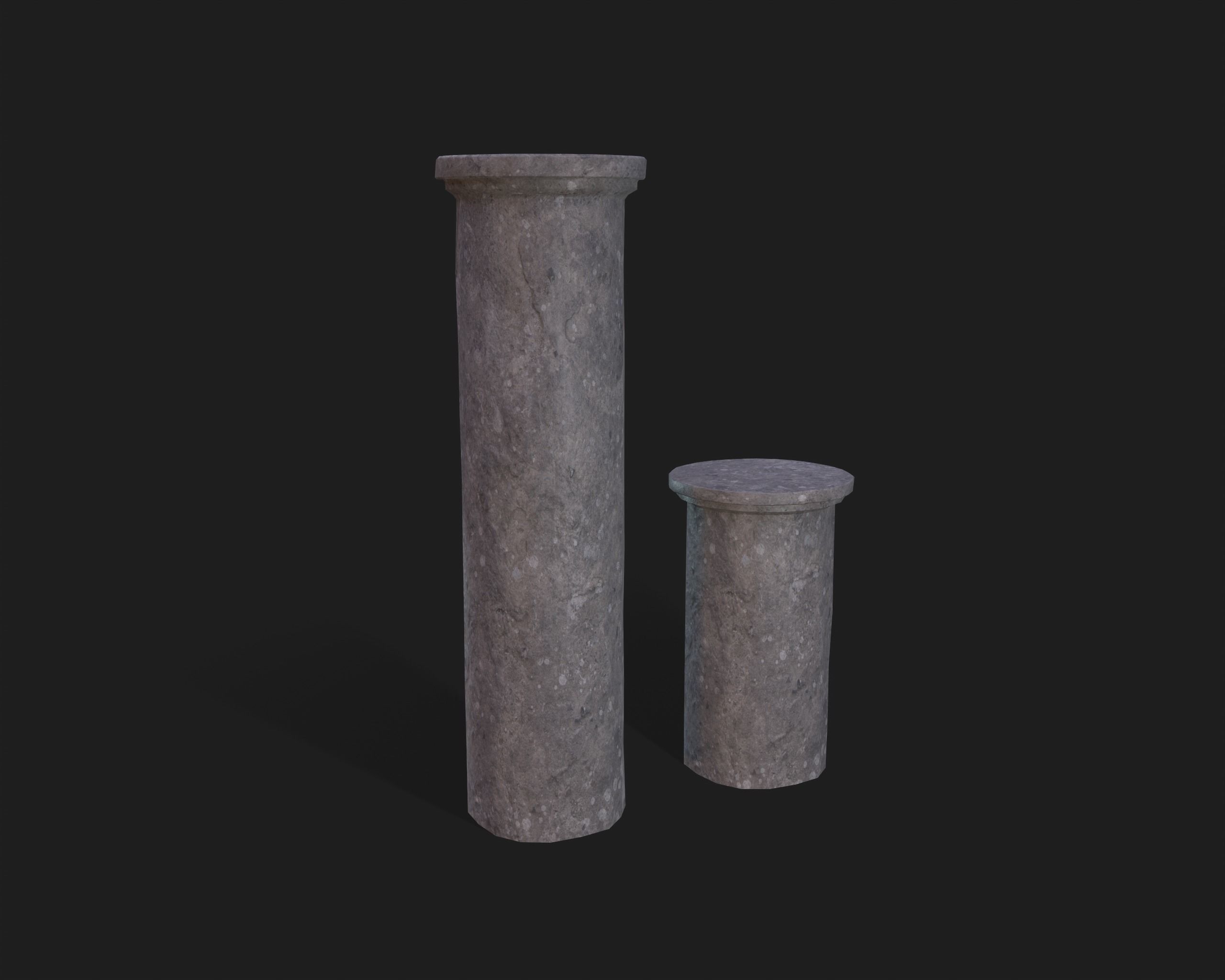 PBR Assets - Crypt Props for Horror Environments Low-poly 3D model_40