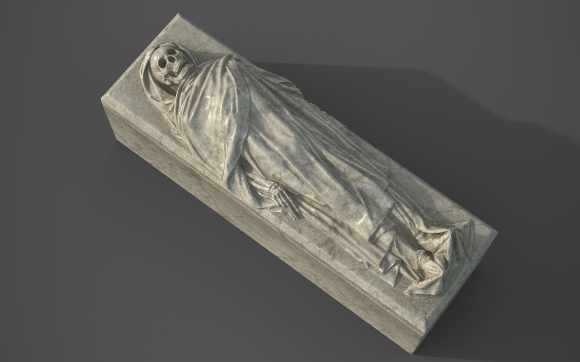 PBR Assets - Crypt Props for Horror Environments Low-poly 3D model_5