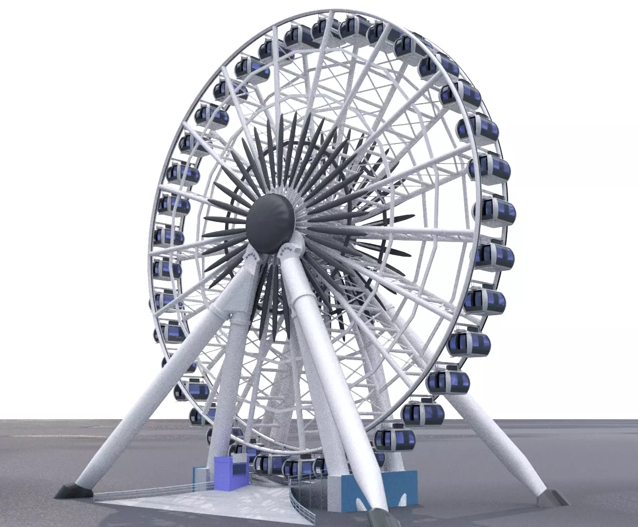 Ferris Wheel 3D model_0