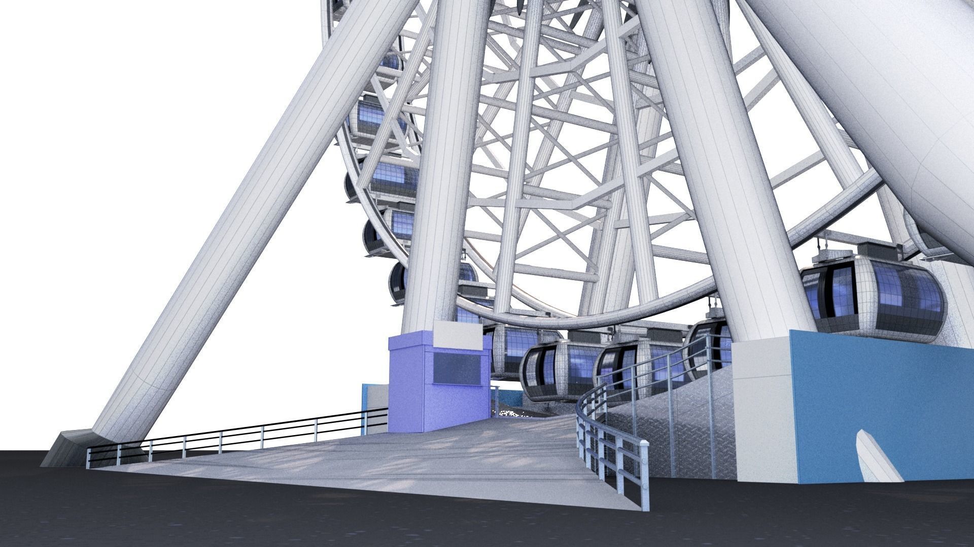 Ferris Wheel 3D model_4