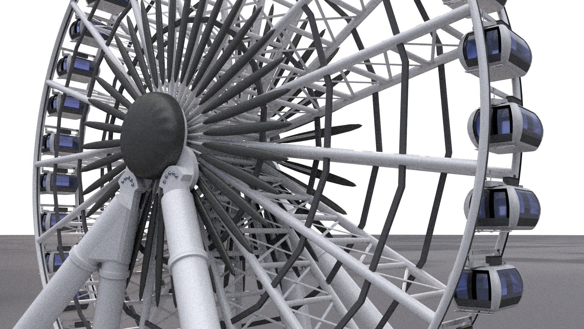 Ferris Wheel 3D model_5