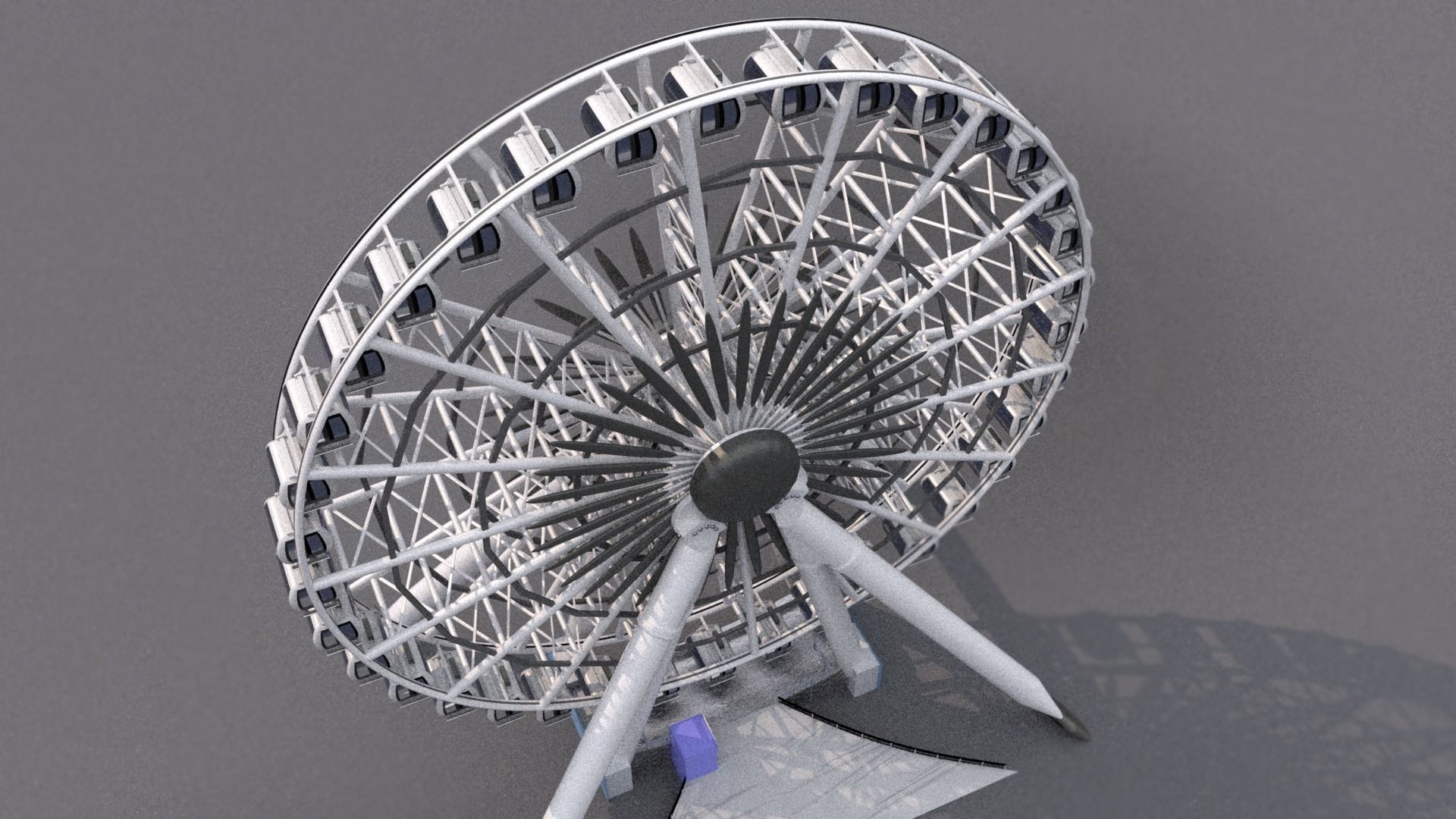 Ferris Wheel 3D model_6