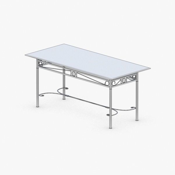 0223 - Coffee Table Low-poly 3D model_2