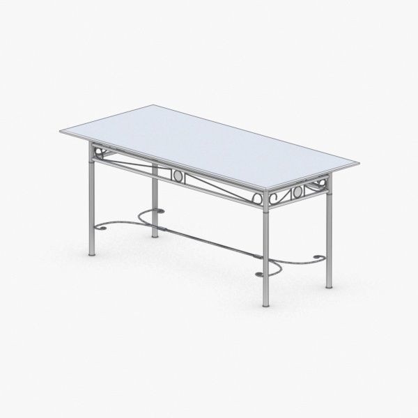 0223 - Coffee Table Low-poly 3D model_4