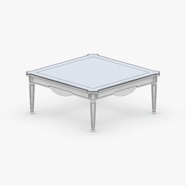 0232 - Coffee Table Low-poly 3D model_4