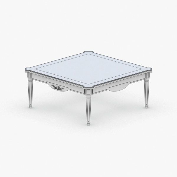 0232 - Coffee Table Low-poly 3D model_2