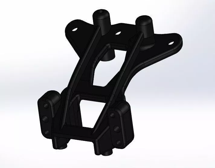 Team Associated Front Chassis Upper Plate T4 SC10 B4 ASC9566 3D print model