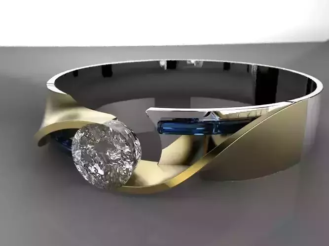 Diamond Ring 3D print model