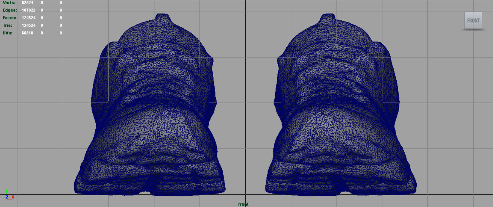 Sneakers 11 Low-poly 3D model_10