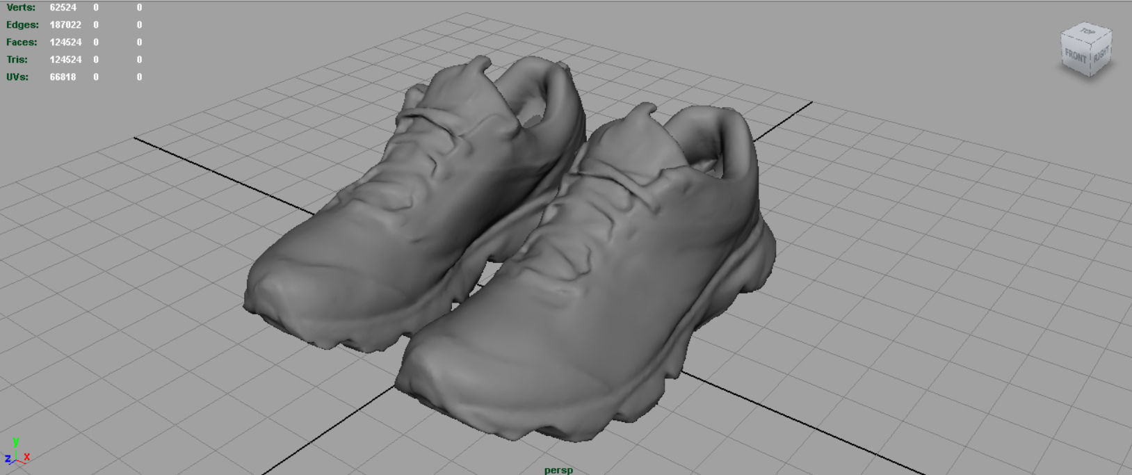 Sneakers 11 Low-poly 3D model_4