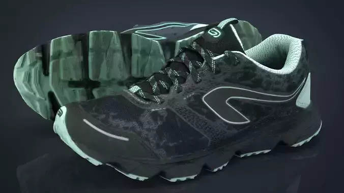 Sneakers 11 Low-poly 3D model