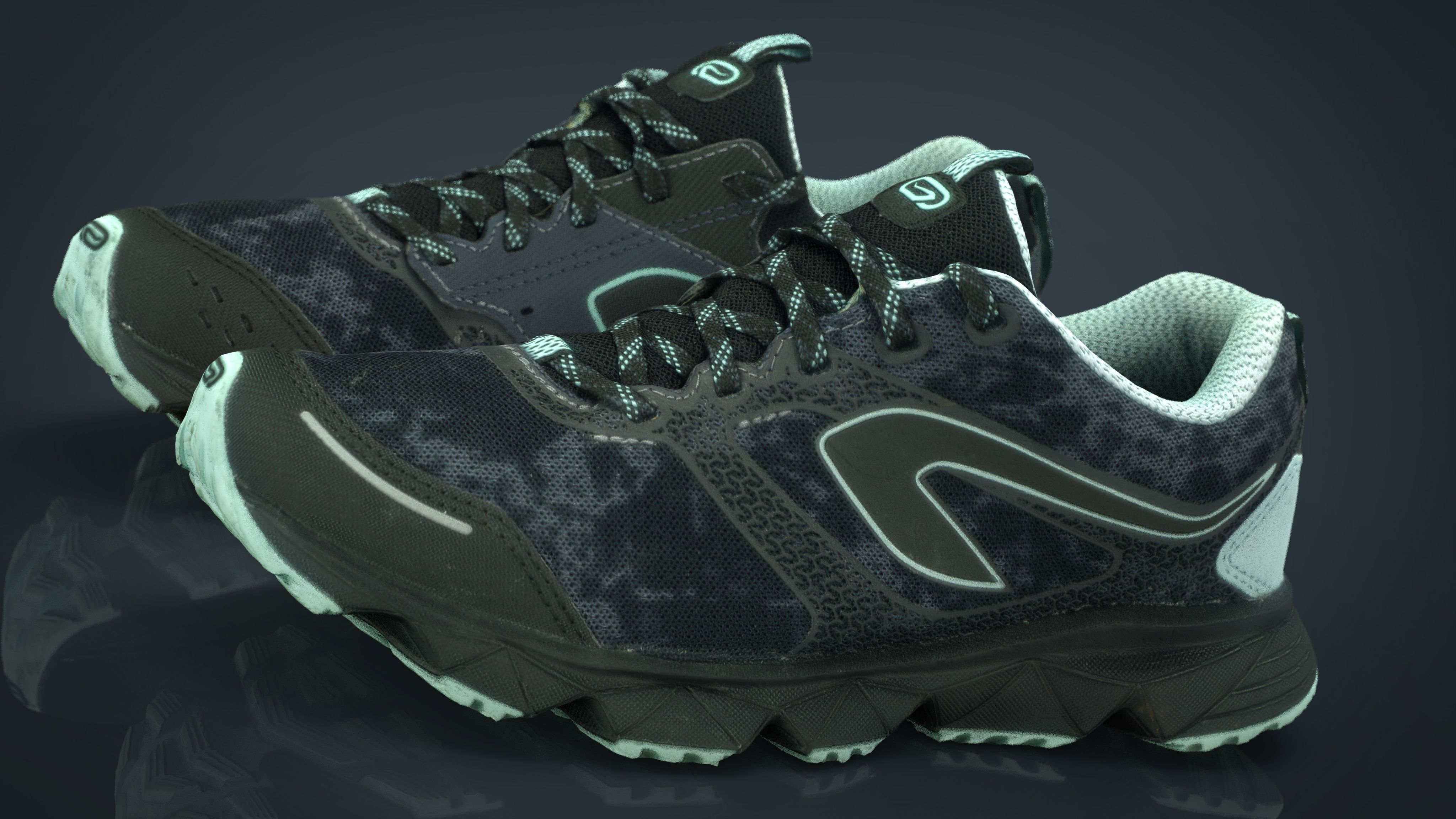 Sneakers 11 Low-poly 3D model_15