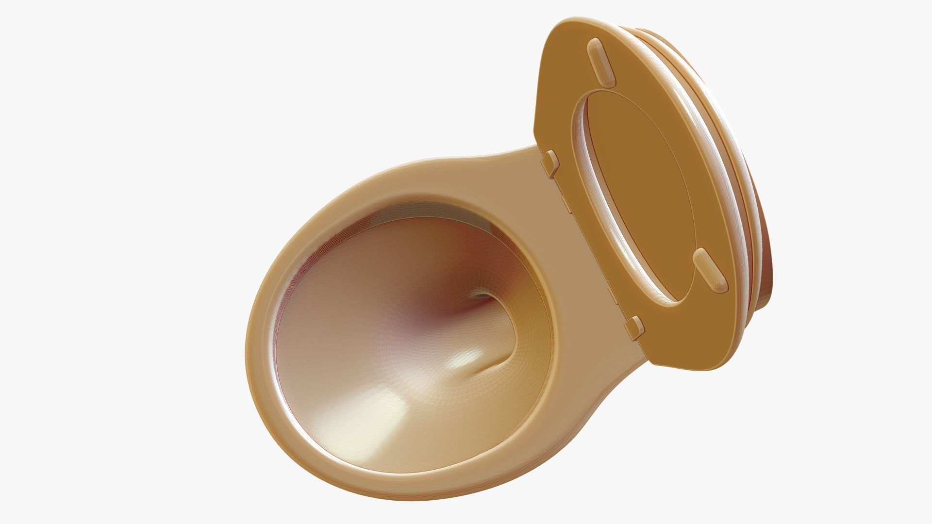 Wall Mounted Toilet 3D print model_8