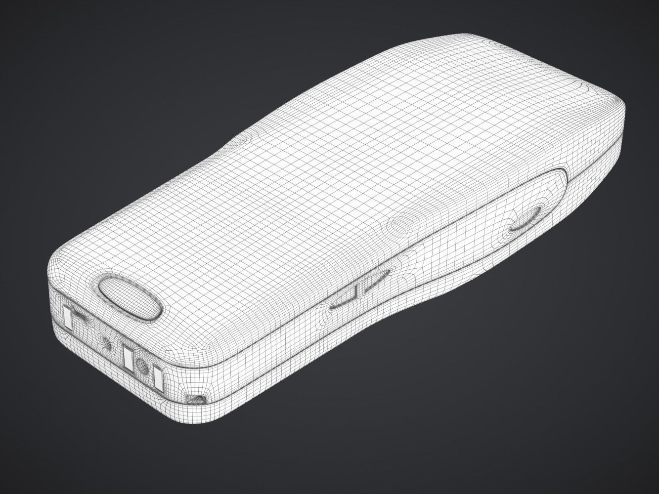 Mobile Phone Nokia 3210 3D model_6