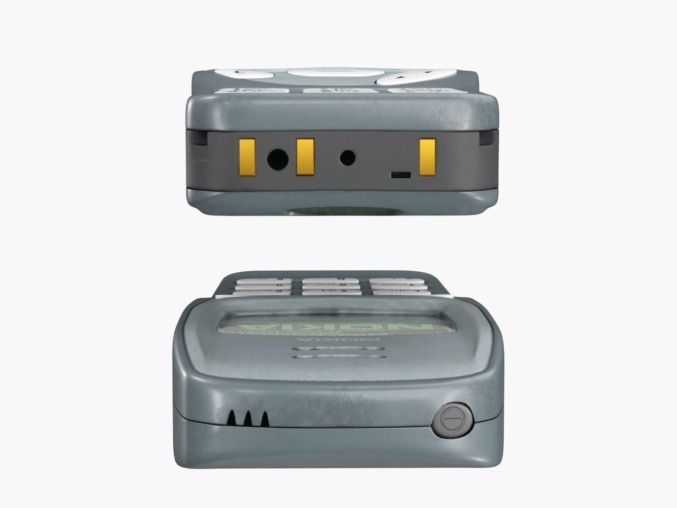 Mobile Phone Nokia 3210 3D model_4