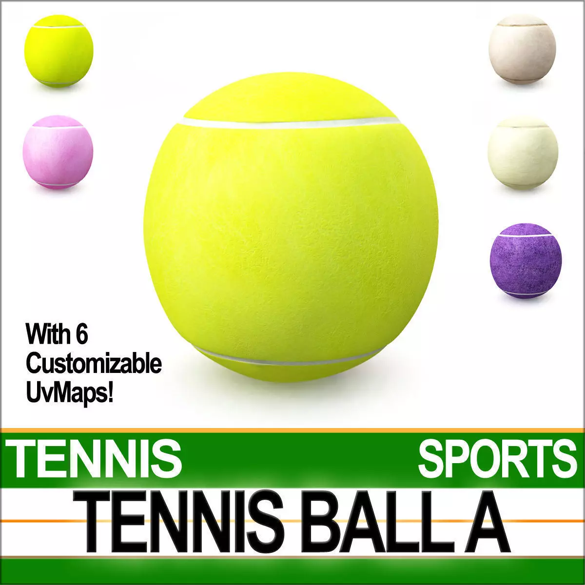 Tennis Ball A 3D model