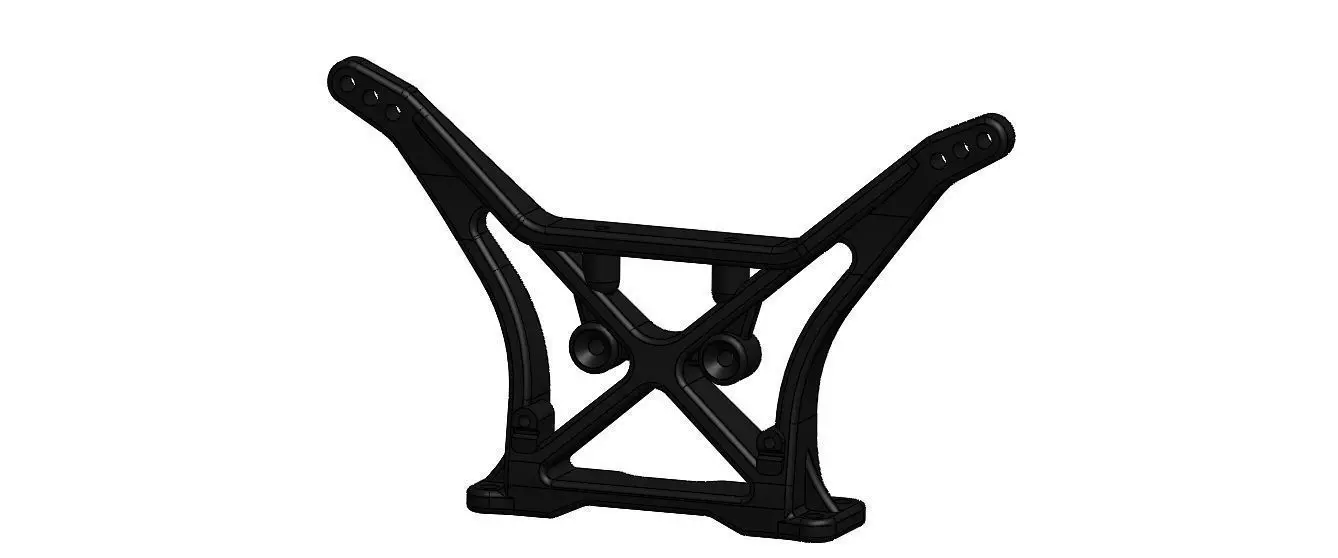 Team Associated SC10 Rear Shock Tower ASC9824 3D Printable Model 3D print model_0