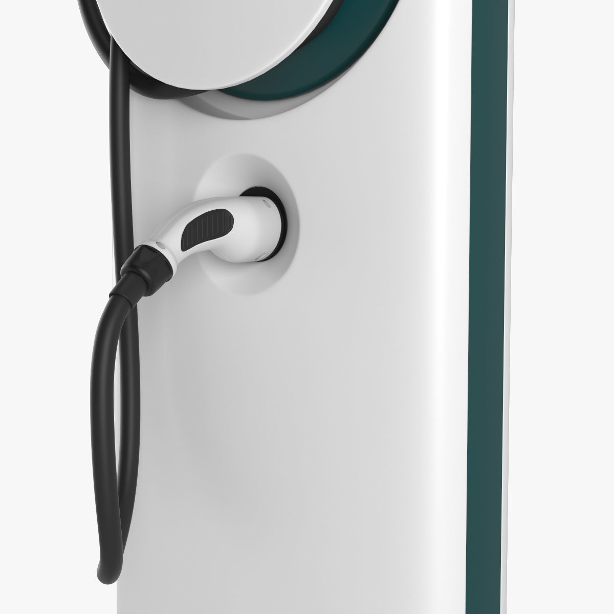 Electric Vehicle Charging Station 2 3D model_6