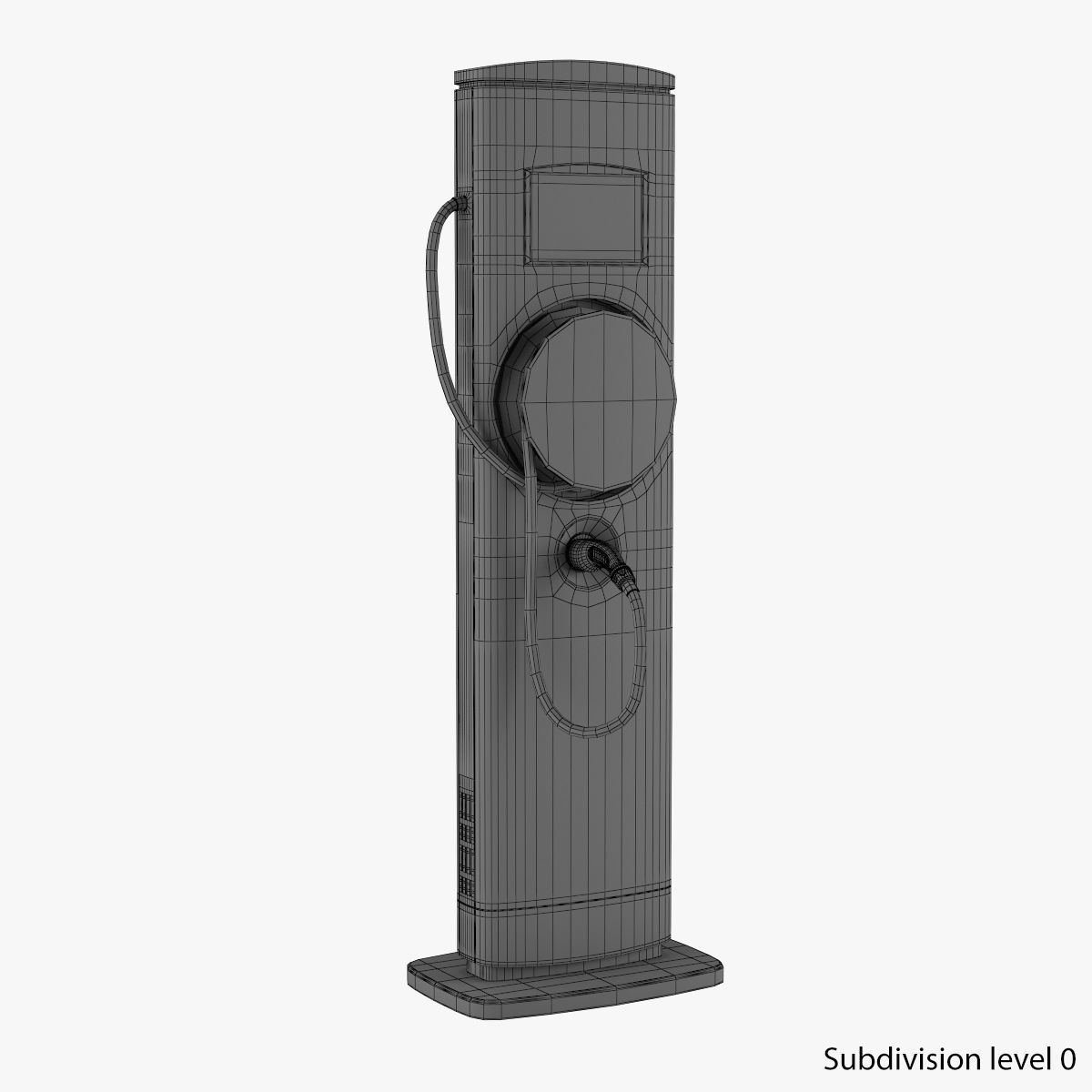 Electric Vehicle Charging Station 2 3D model_9