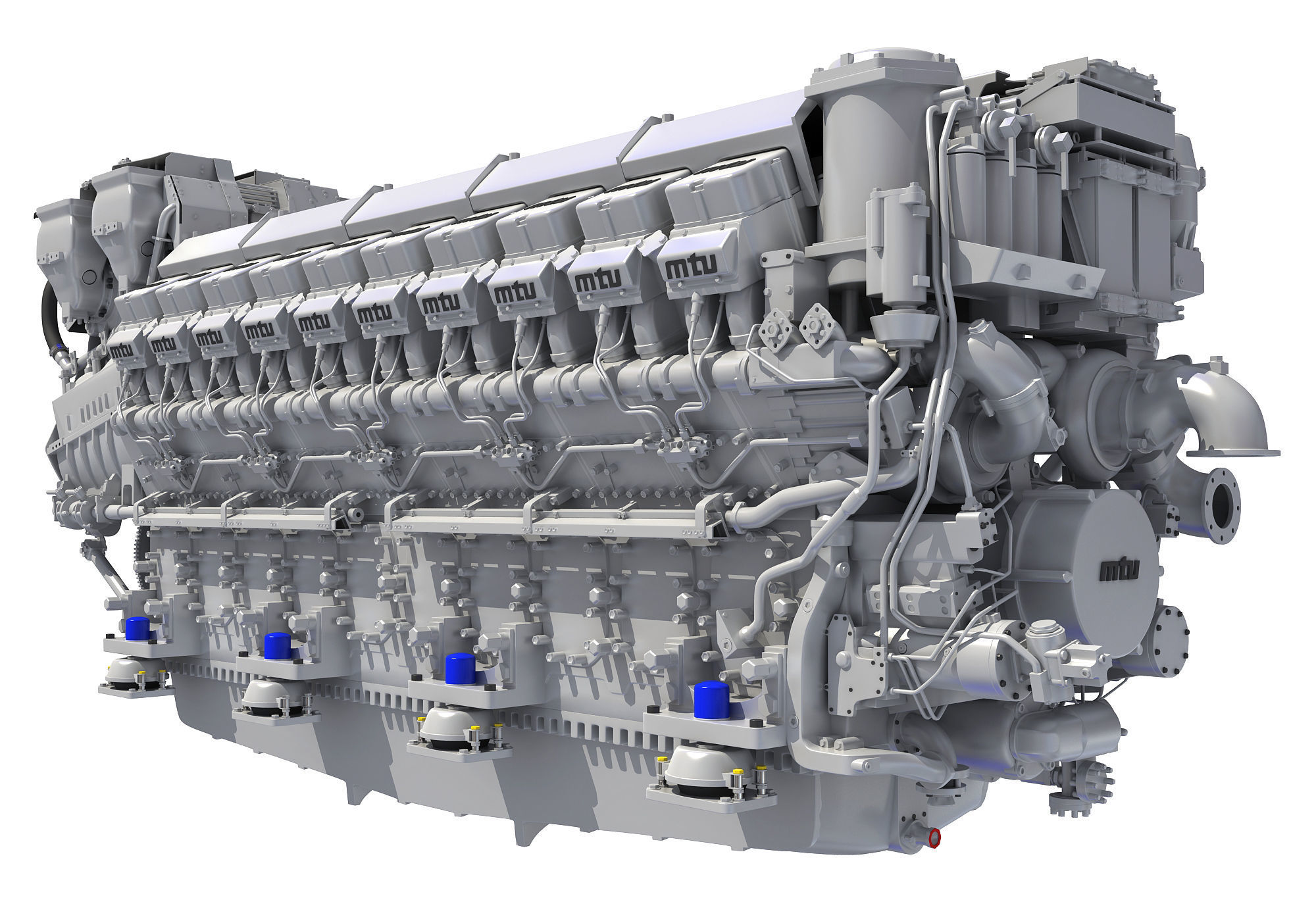 V20 Propulsion Diesel Engine 3D model_4