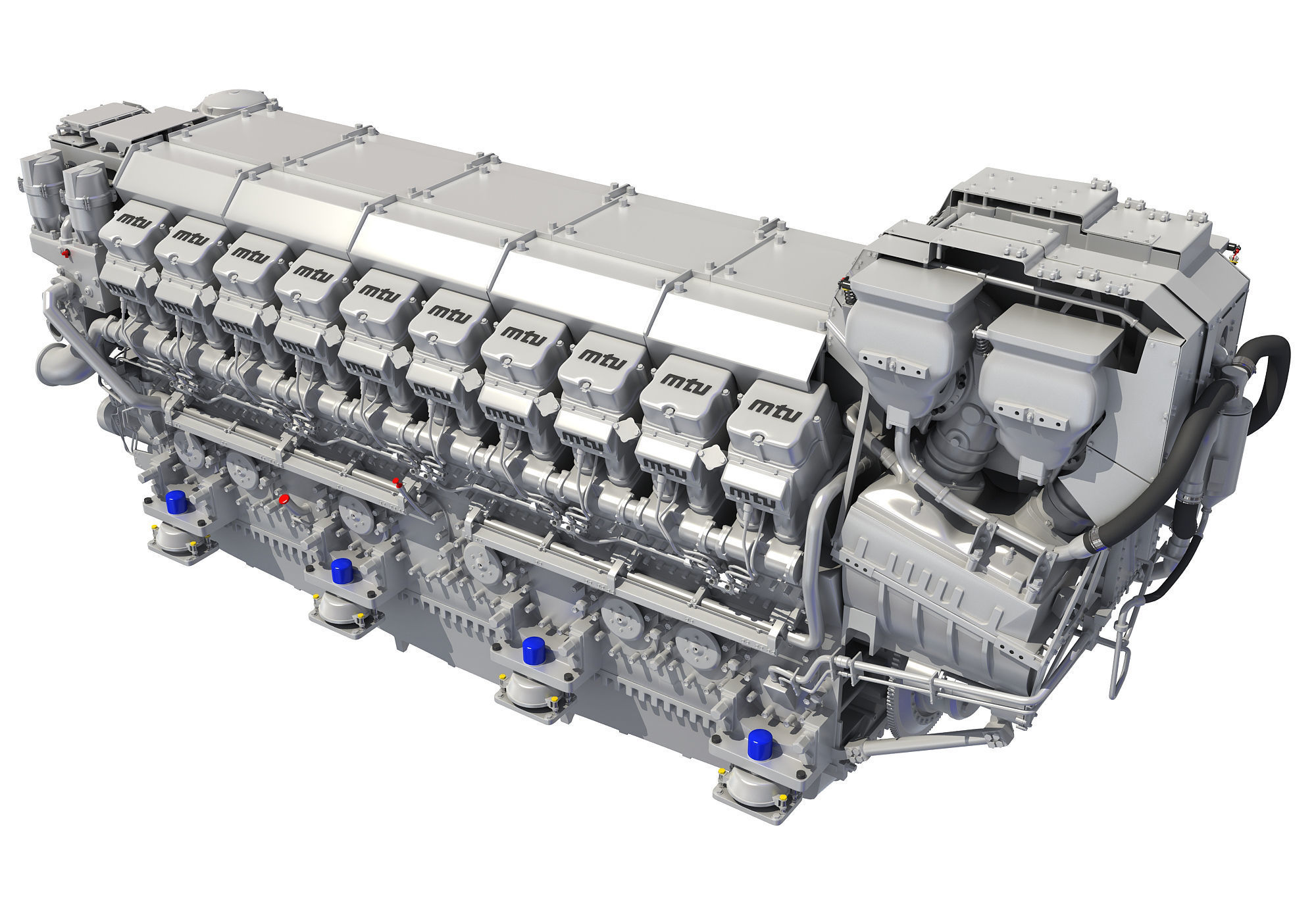 V20 Propulsion Diesel Engine 3D model_7