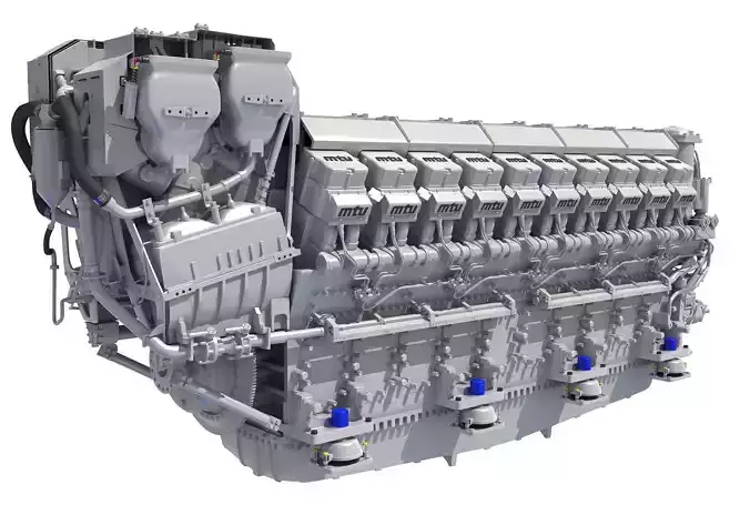 V20 Propulsion Diesel Engine 3D model