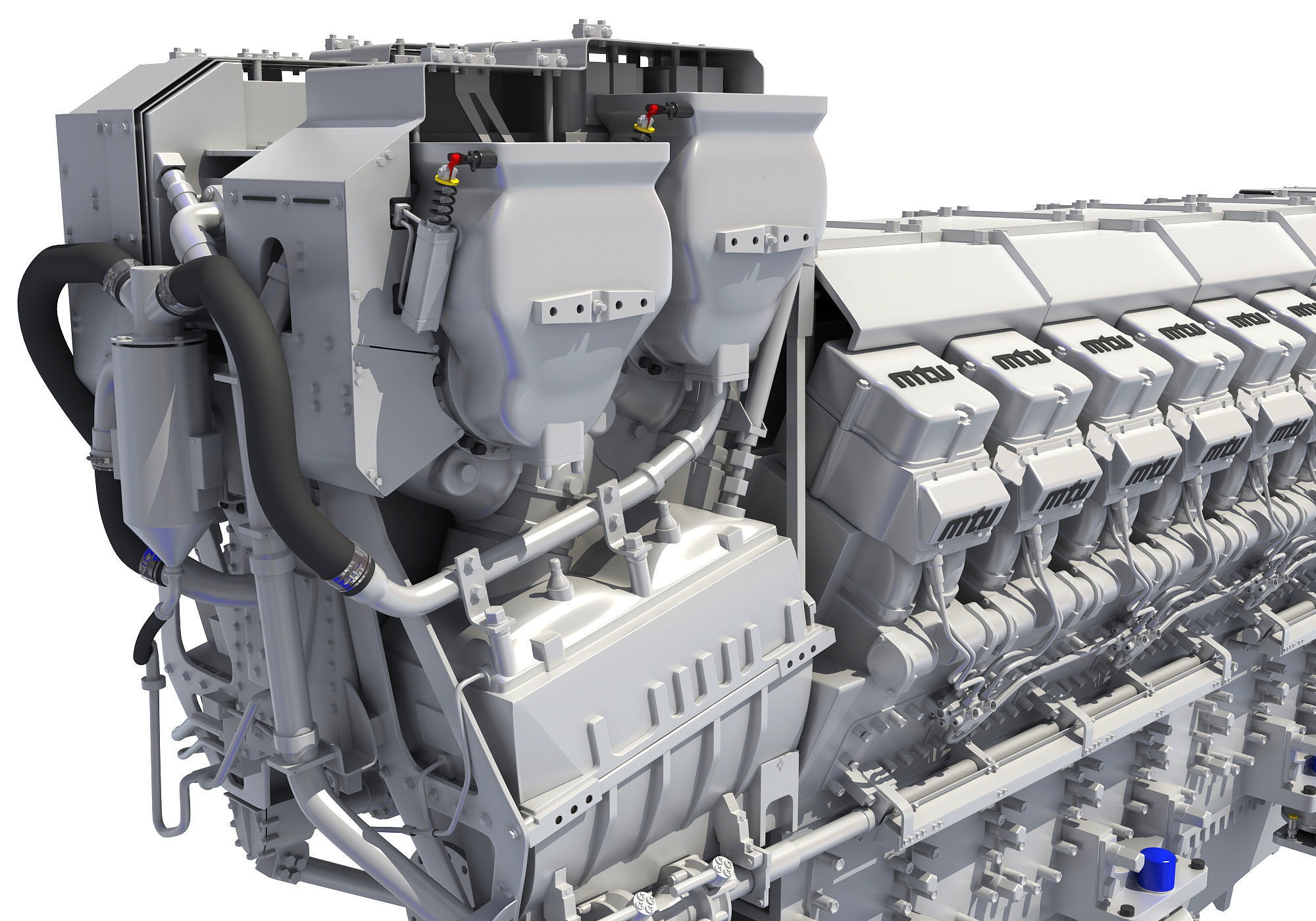 V20 Propulsion Diesel Engine 3D model_11