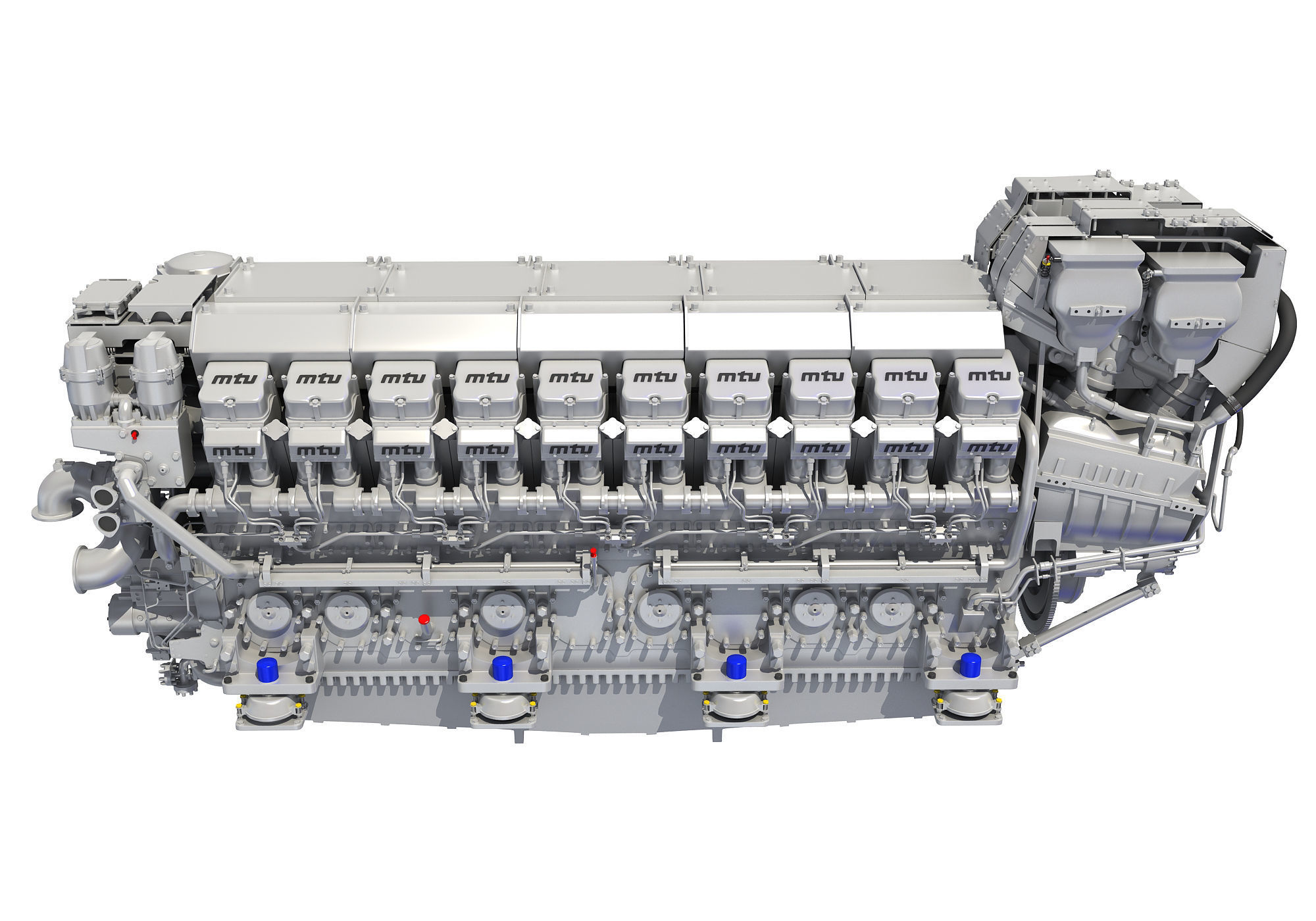 V20 Propulsion Diesel Engine 3D model_6