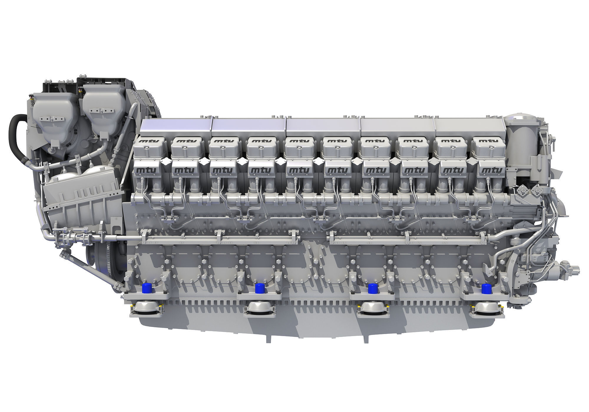 V20 Propulsion Diesel Engine 3D model_2