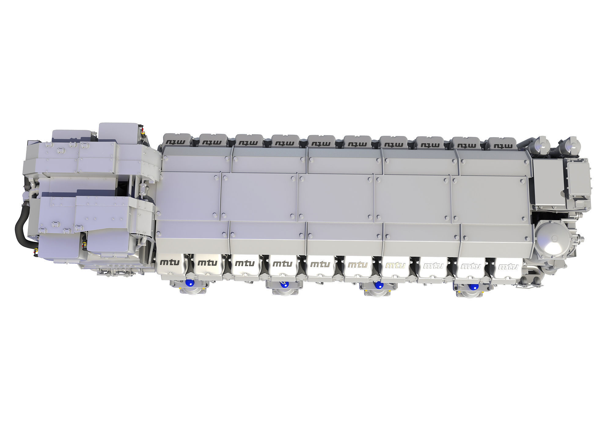V20 Propulsion Diesel Engine 3D model_10