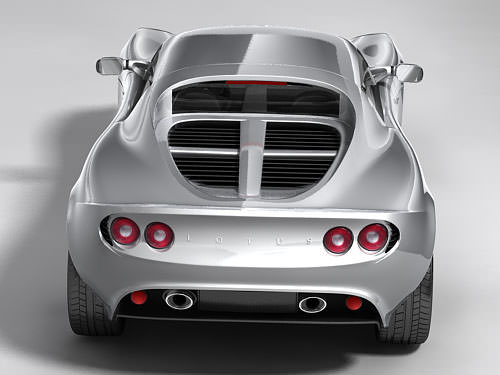 Lotus Elise 3D model_4