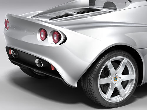 Lotus Elise 3D model_7