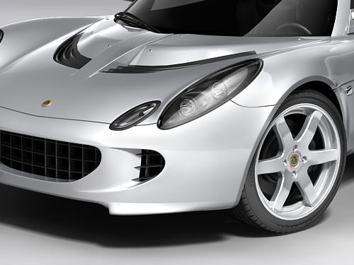 Lotus Elise 3D model_2