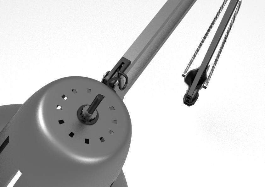 Flexible Desk Lamp 3D model_11