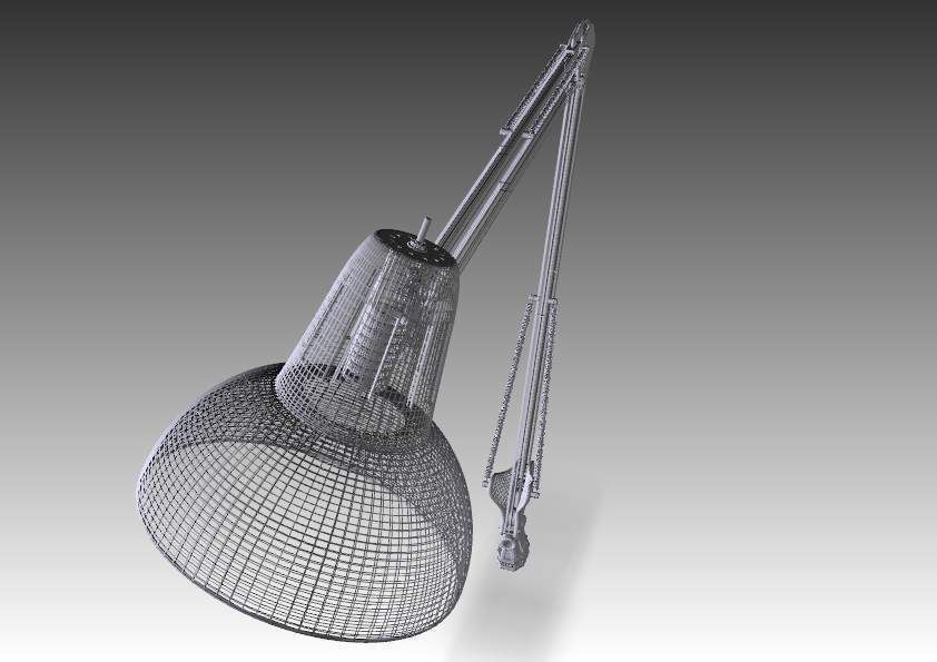 Flexible Desk Lamp 3D model_14