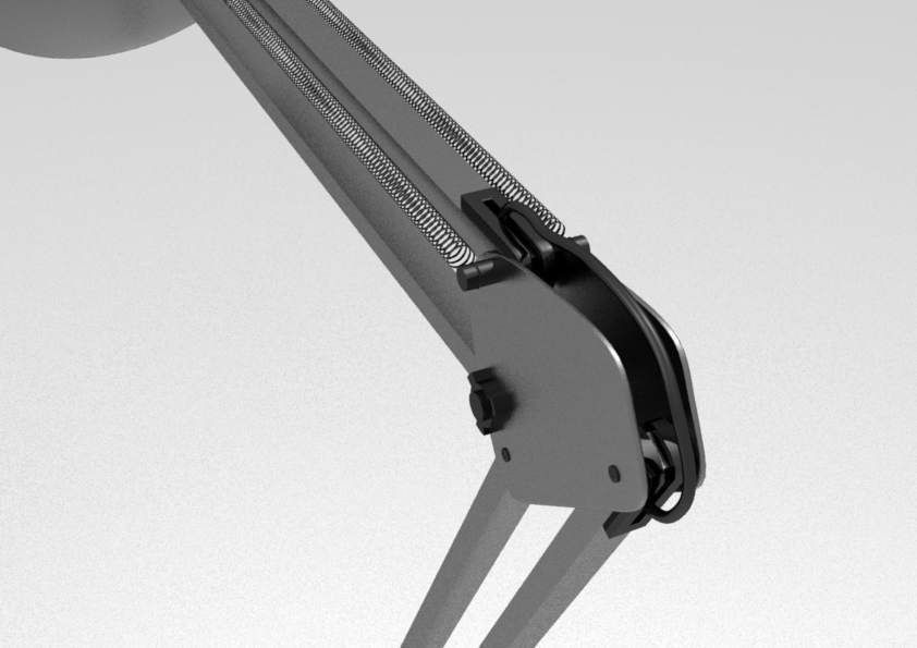 Flexible Desk Lamp 3D model_7