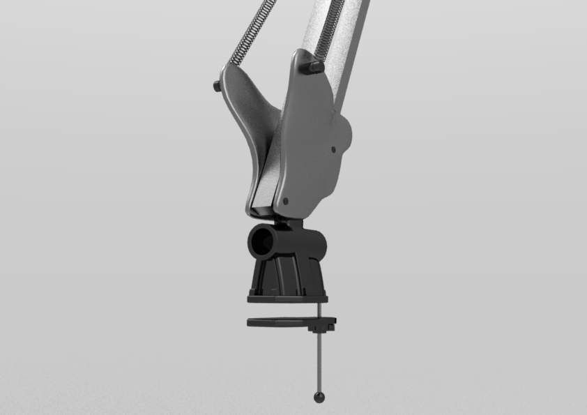 Flexible Desk Lamp 3D model_6