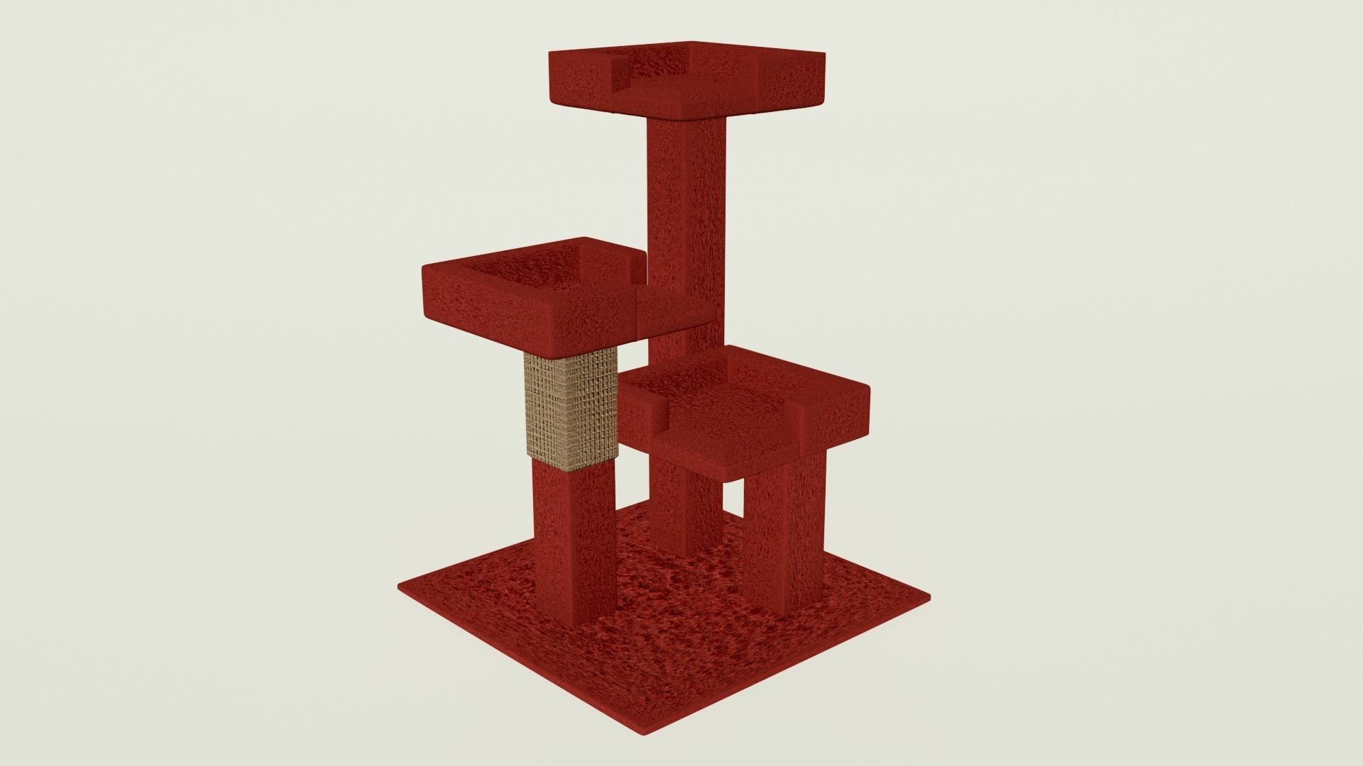 Scratching Post - PBR - Perfect for Interior Design Free low-poly 3D model