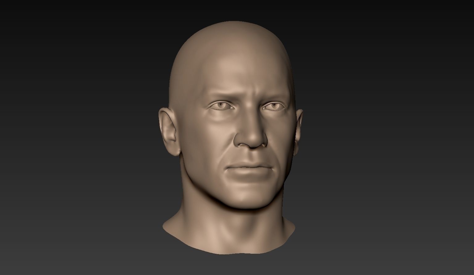 12 Male Heads 3D model_21