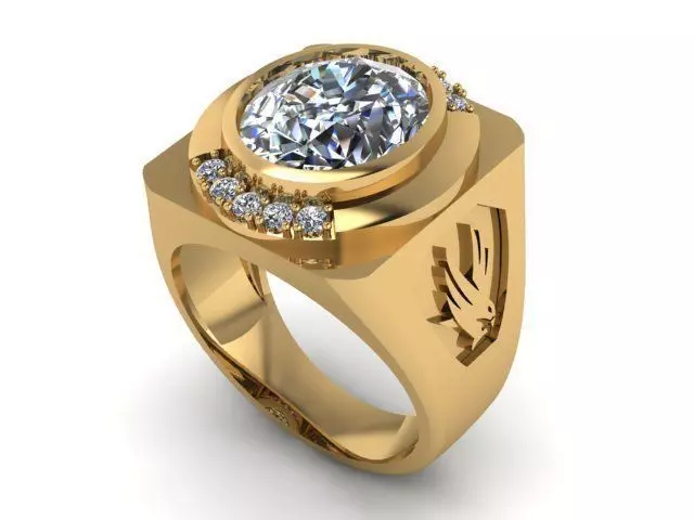 Ring T00389 3D print model_0