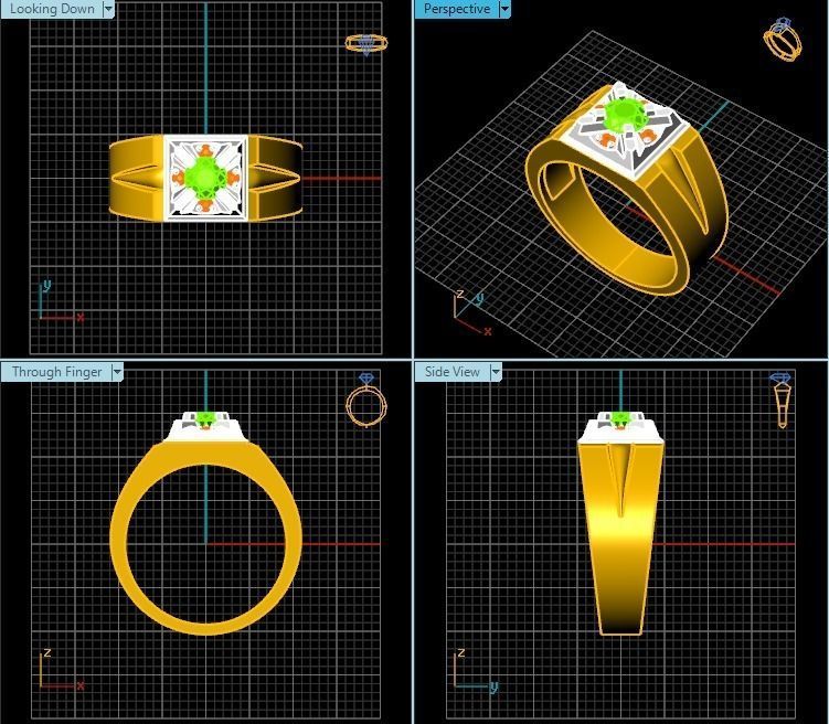 Ring T00390 3D print model_2