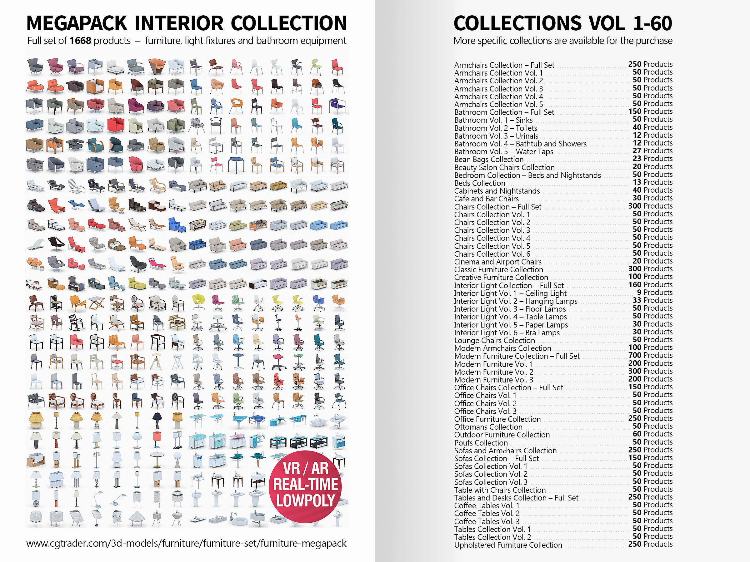 0261 - Coffee Table Low-poly 3D model_5