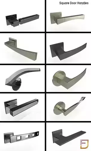 Square Door Handles Collection 1