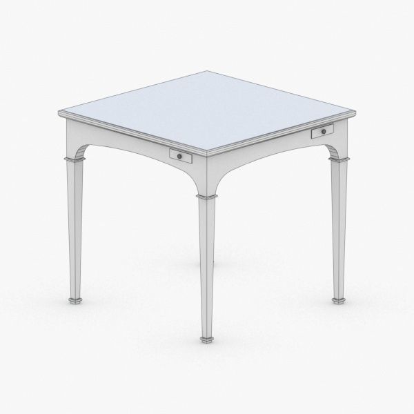0265 - Coffee Table Low-poly 3D model_3