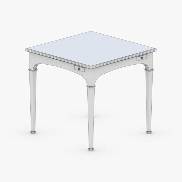 0265 - Coffee Table Low-poly 3D model_2