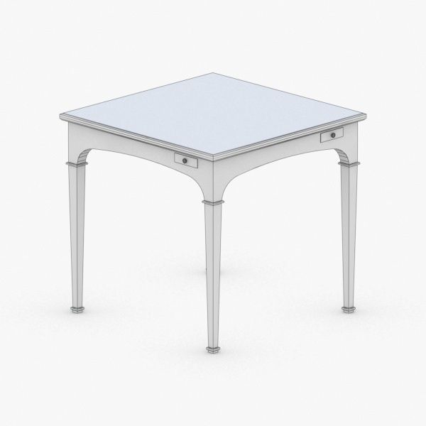 0265 - Coffee Table Low-poly 3D model_4