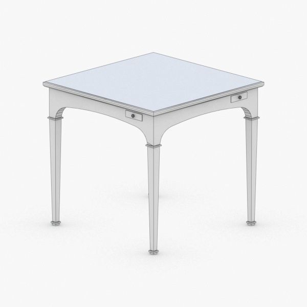 0265 - Coffee Table Low-poly 3D model_1