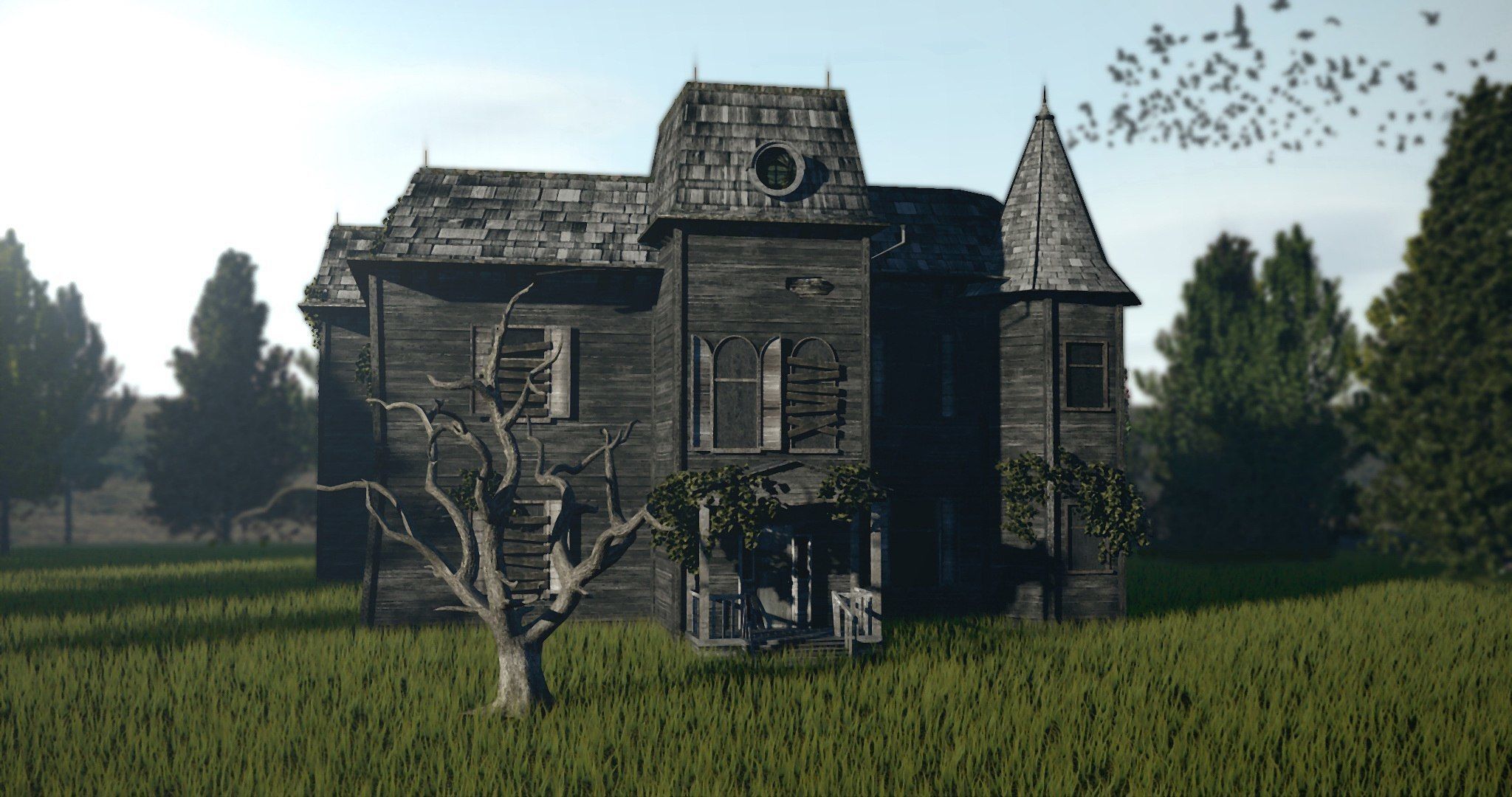 IT - house from the movie 2017 Low-poly 3D model