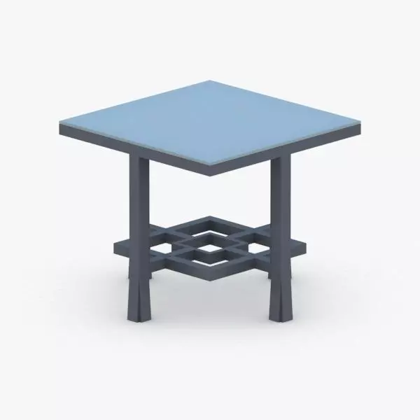0276 - Coffee Table Low-poly 3D model_0